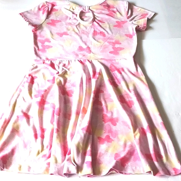 BTWEEN Multi-Colored Short Sleeve Girl's Dress Size 8 - Picture 4 of 8